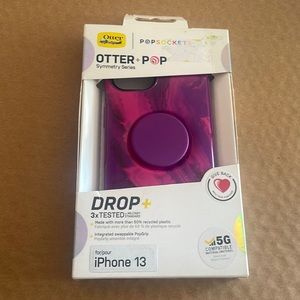 Otter box I phone 13 case color purple and pink brand new